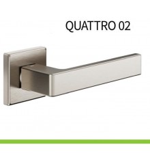 DND QUATTRO 02 Матовый никель Дверные ручки DND by Martinelli (Италия)