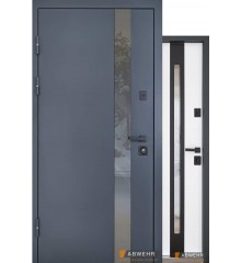 Двери ABWEHR 506 Defender Glass RAL 7021 Металлические