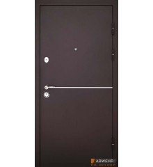 Двери ABWEHR Defender 76 RAL8019 Металлические
