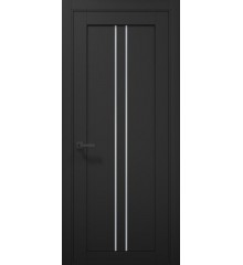 Двери TL-02 Черный матовый покрыты ПВХ