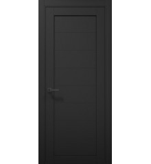 Двери TL-04 Черный матовый покрыты ПВХ