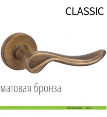 DND CLASSIC матовая бронза Дверные ручки DND by Martinelli (Италия)