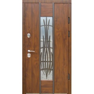 Двері Авеню з ковкою дуб бронзовий «Redfort» (Україна) 