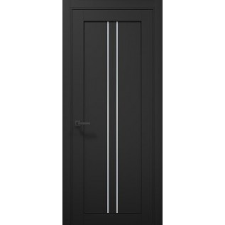 Двери T-02 Черный матовый «Папа Карло» (Украина) 