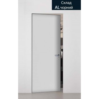 Двери Стандарт Inside ALUM Черный грунт «NoFrame» (Украина) 