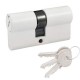Циліндр Cortellezzi Primo 116 ключ/ключ білий