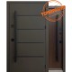 Qdoors Горизонталь 8019 Ручка-скоба